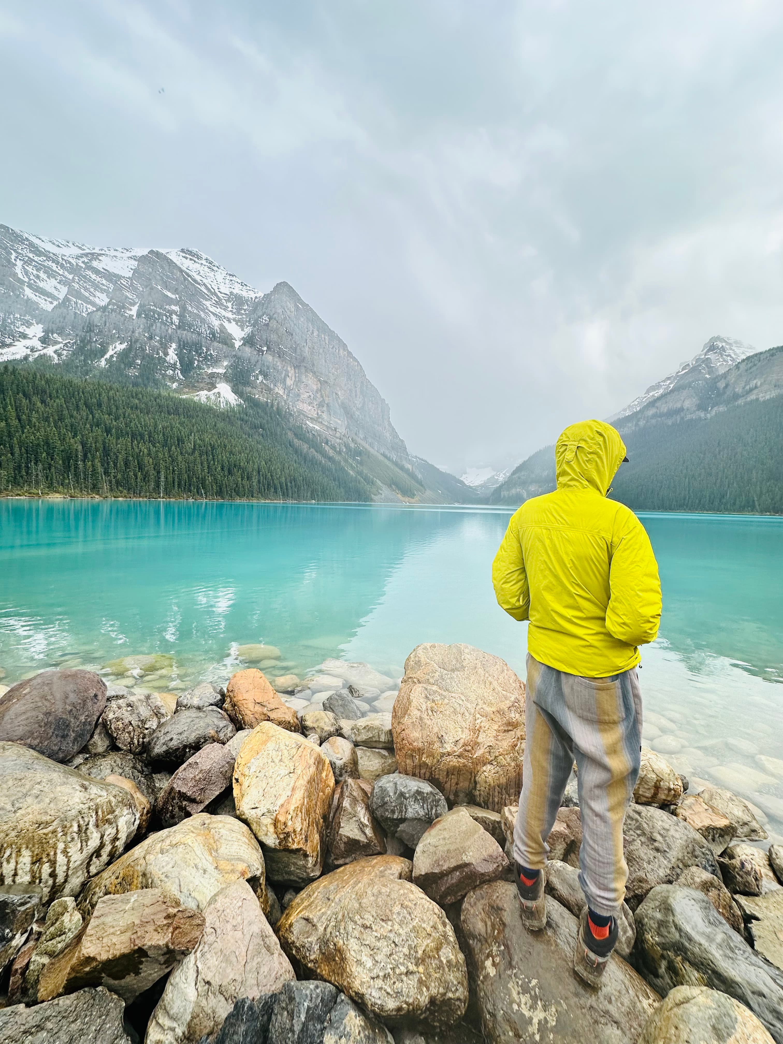 Kypton O'Neal, founder of Roost Ride, at Lake Louise