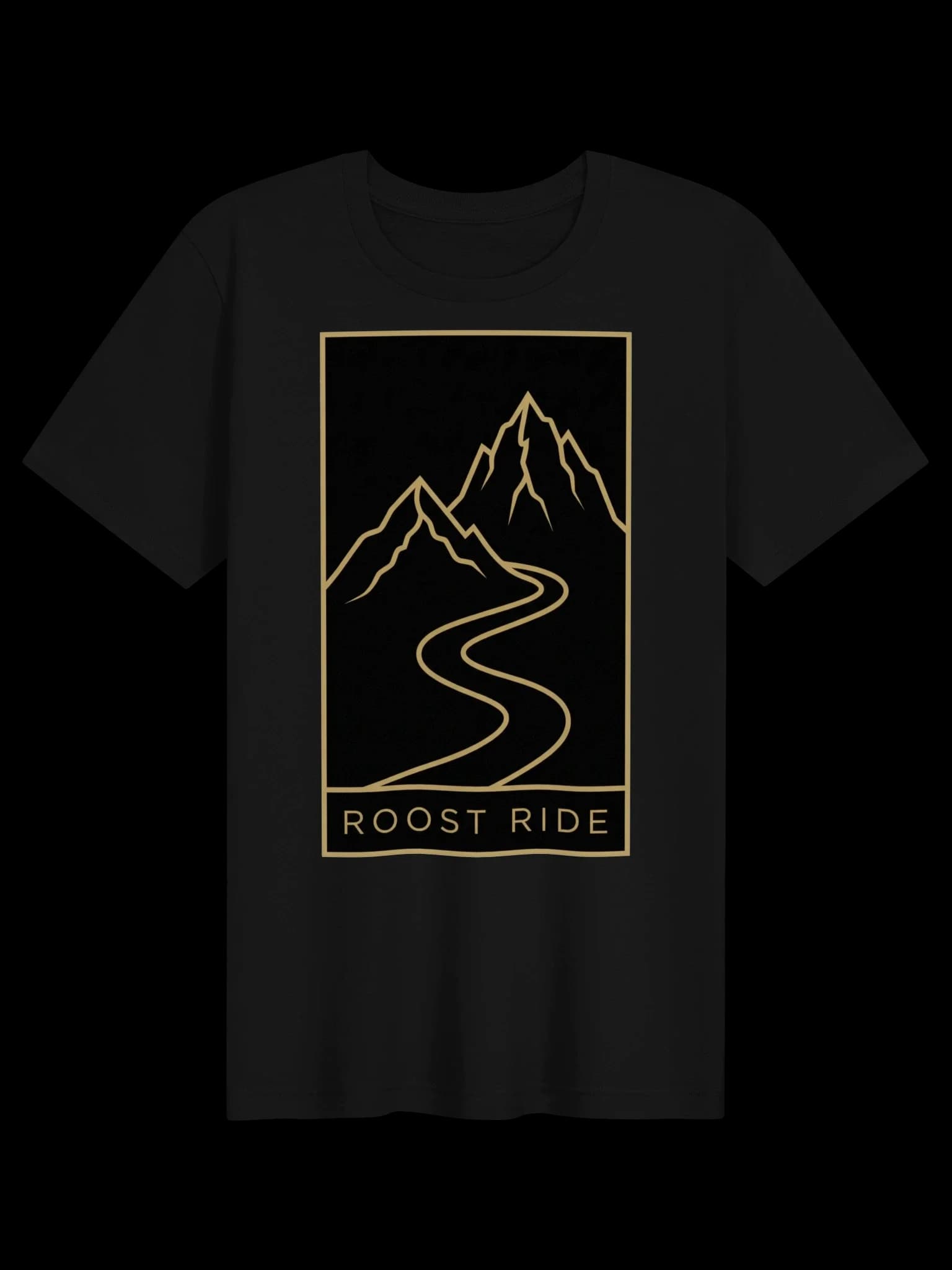 Roost Ride Logo Tee | Heavyweight Cotton T-Shirt